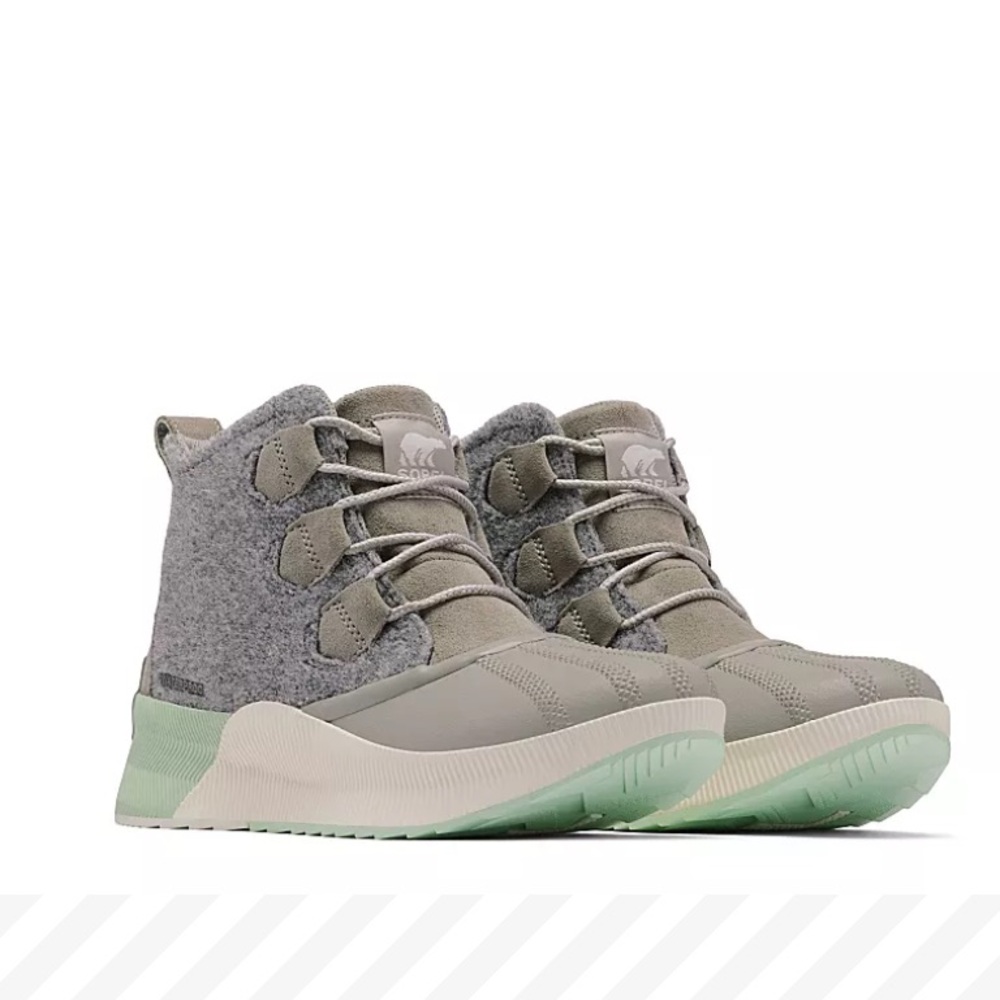Sorel Gray and Olive Winter Boots